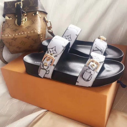Lv sandals gray