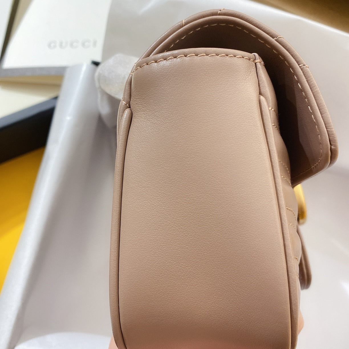 Cream 22cm handbag