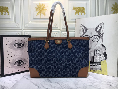 Denim 38*28*14cm handbag