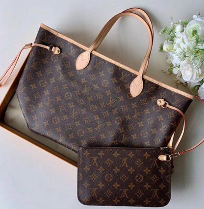 Lv Neverfull-brown inside