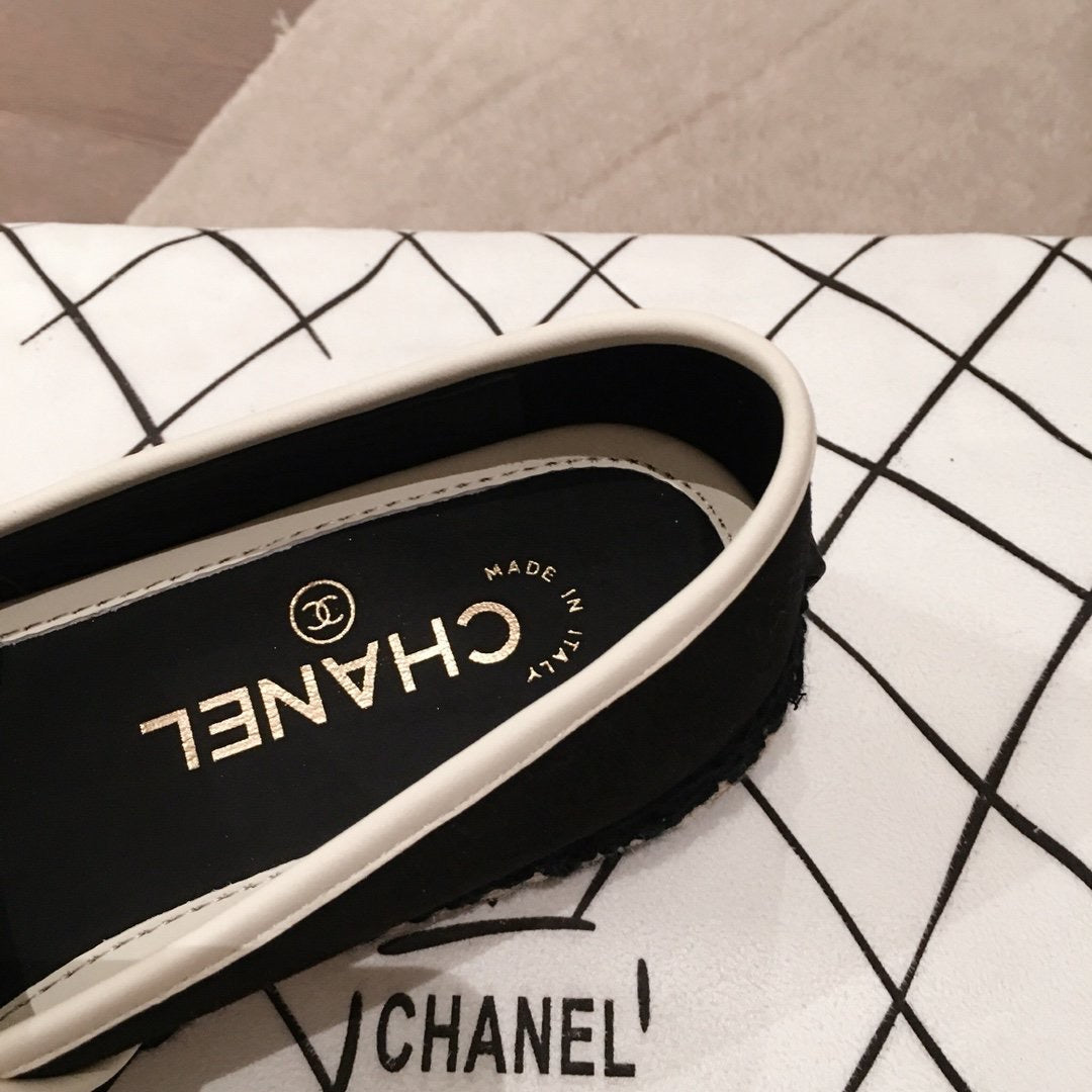 Fashion black espadrilles